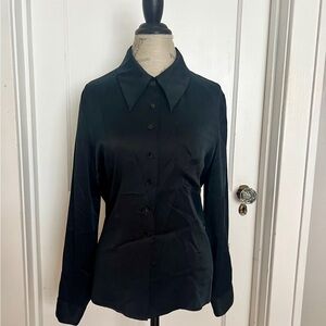 Vintage silk Jones of NY Women's Button-Up Shirt